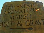 Crematory Sign